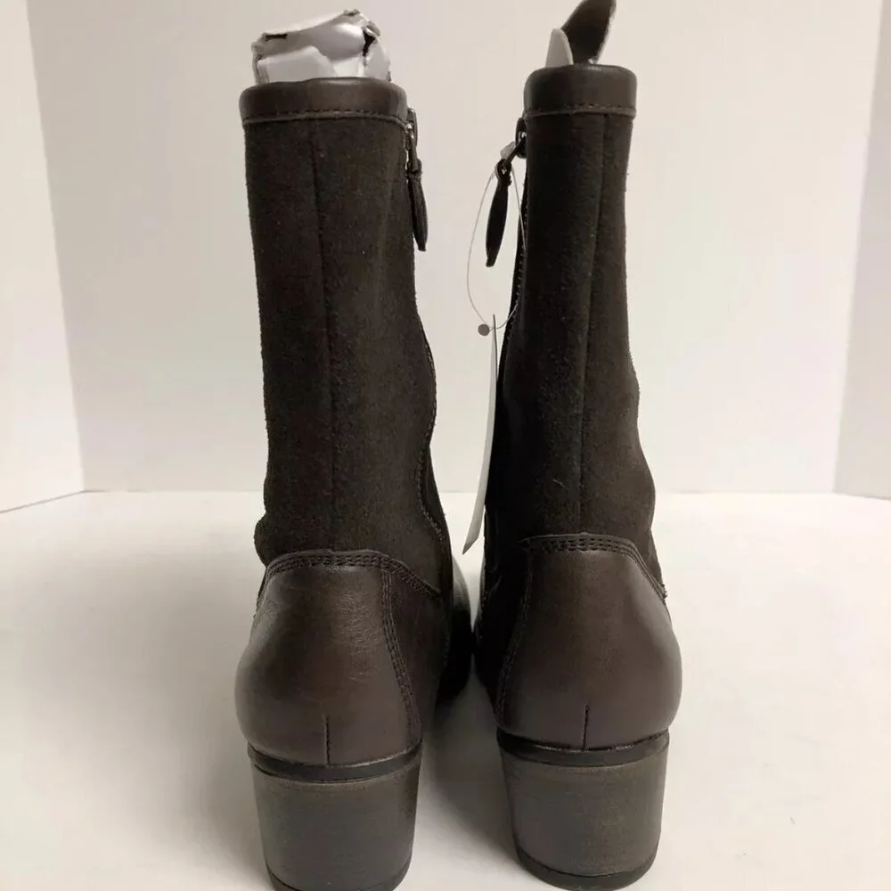 Eastland Women's Kiera, Brown Zip Boots, Size 6 M